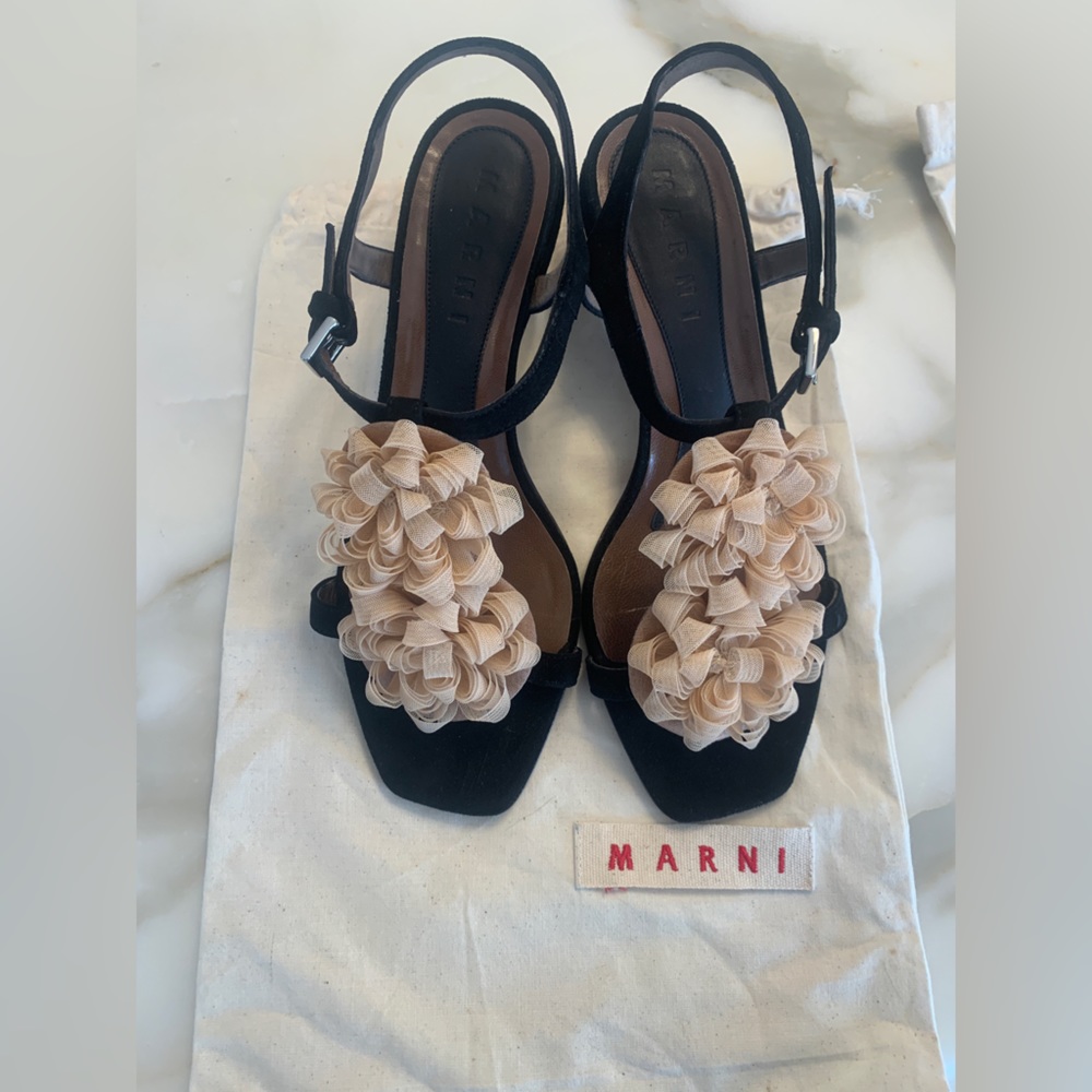 Size 38.5 Marni brand dress sandals